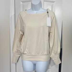 Universal Standard Cream Long Sleeve Top